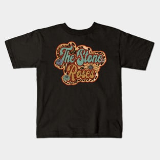 Stone Proud Name Personalized Retro Flowers Beautiful Kids T-Shirt